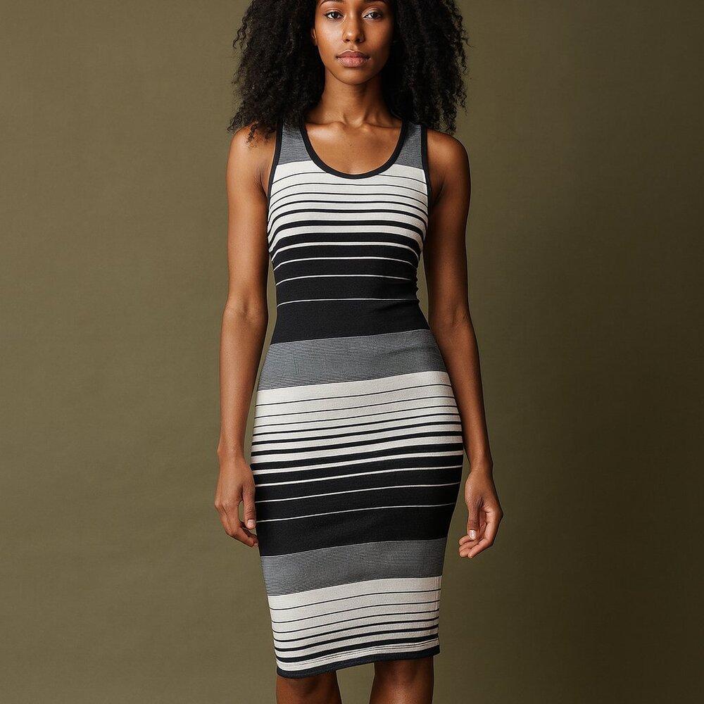 Black and White Dress